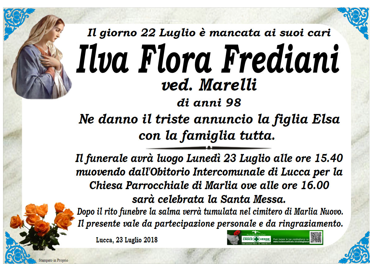 Ilva Flora Frediani ved. Marelli