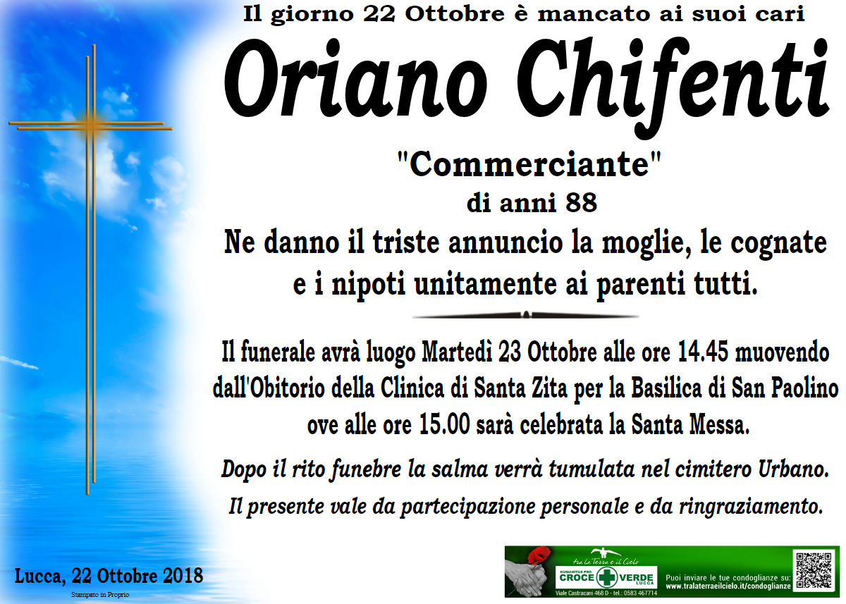 Chifenti Oriano Commerciante