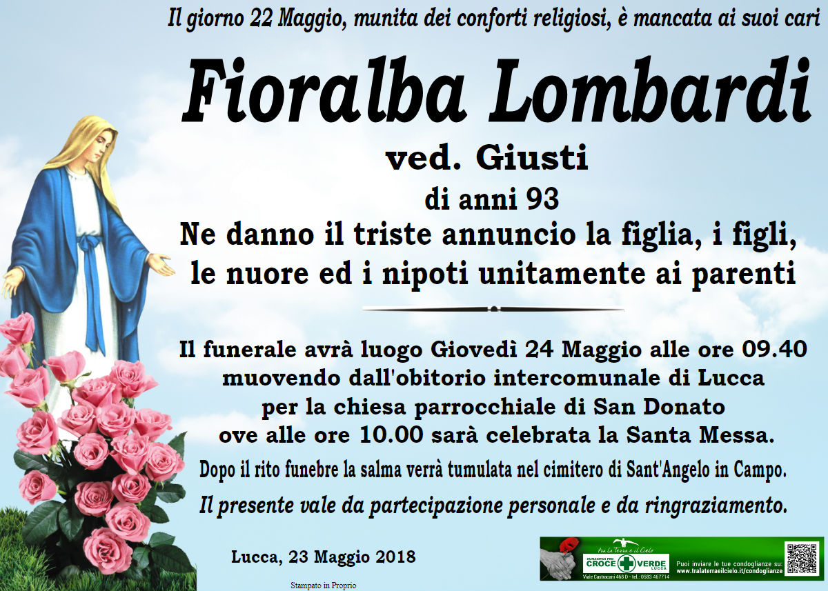 Fioralba Lombardi ved.Giusti