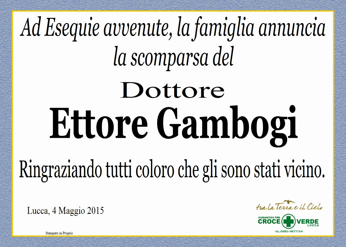 Ettore Gambogi 