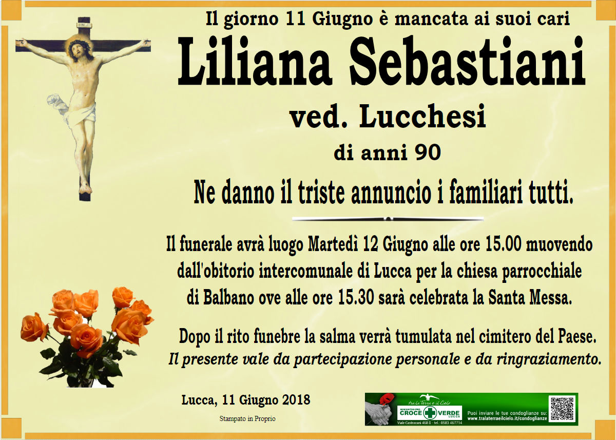 Liliana Sebastiani ved. Lucchesi