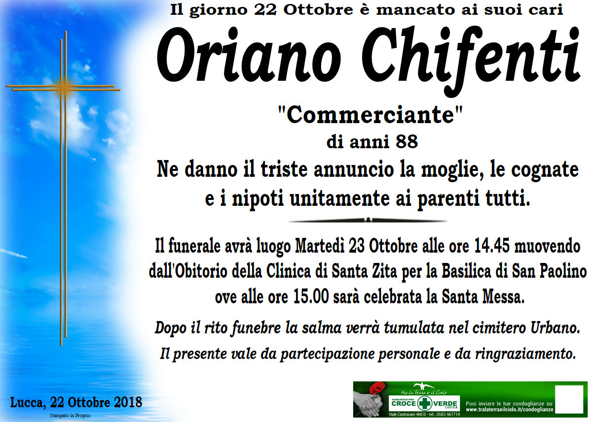 Chifenti Oriano Commerciante