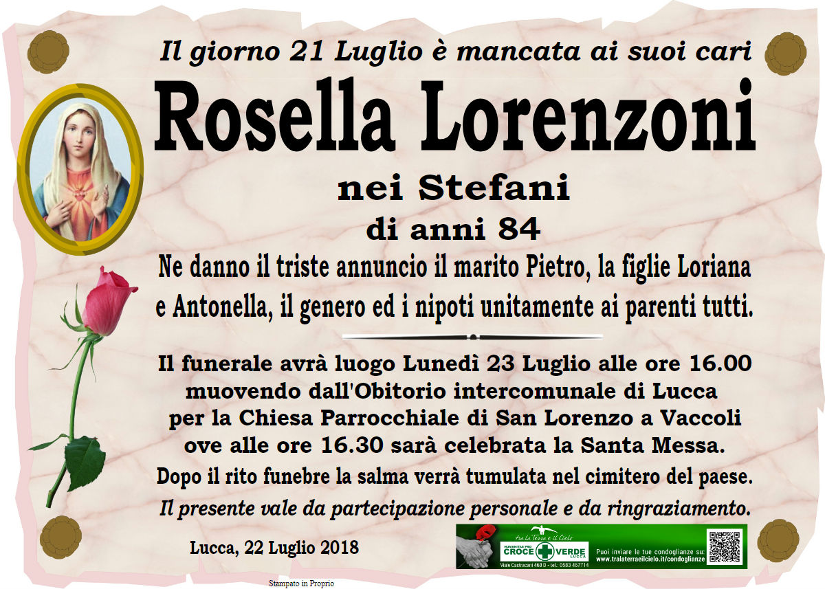 Rosella Lorenzoni nei Stefani