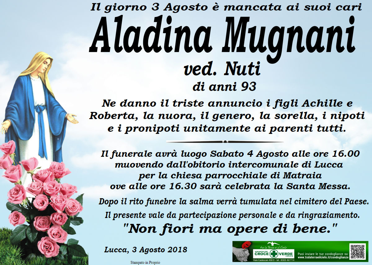 Aladina Mugnani ved. Nuti