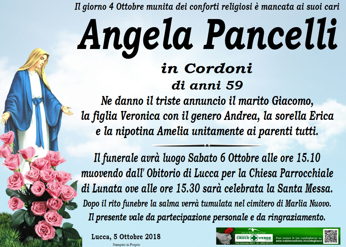 Angela Pancelli in Cordoni