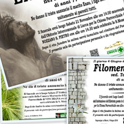 Manifesti Funebri